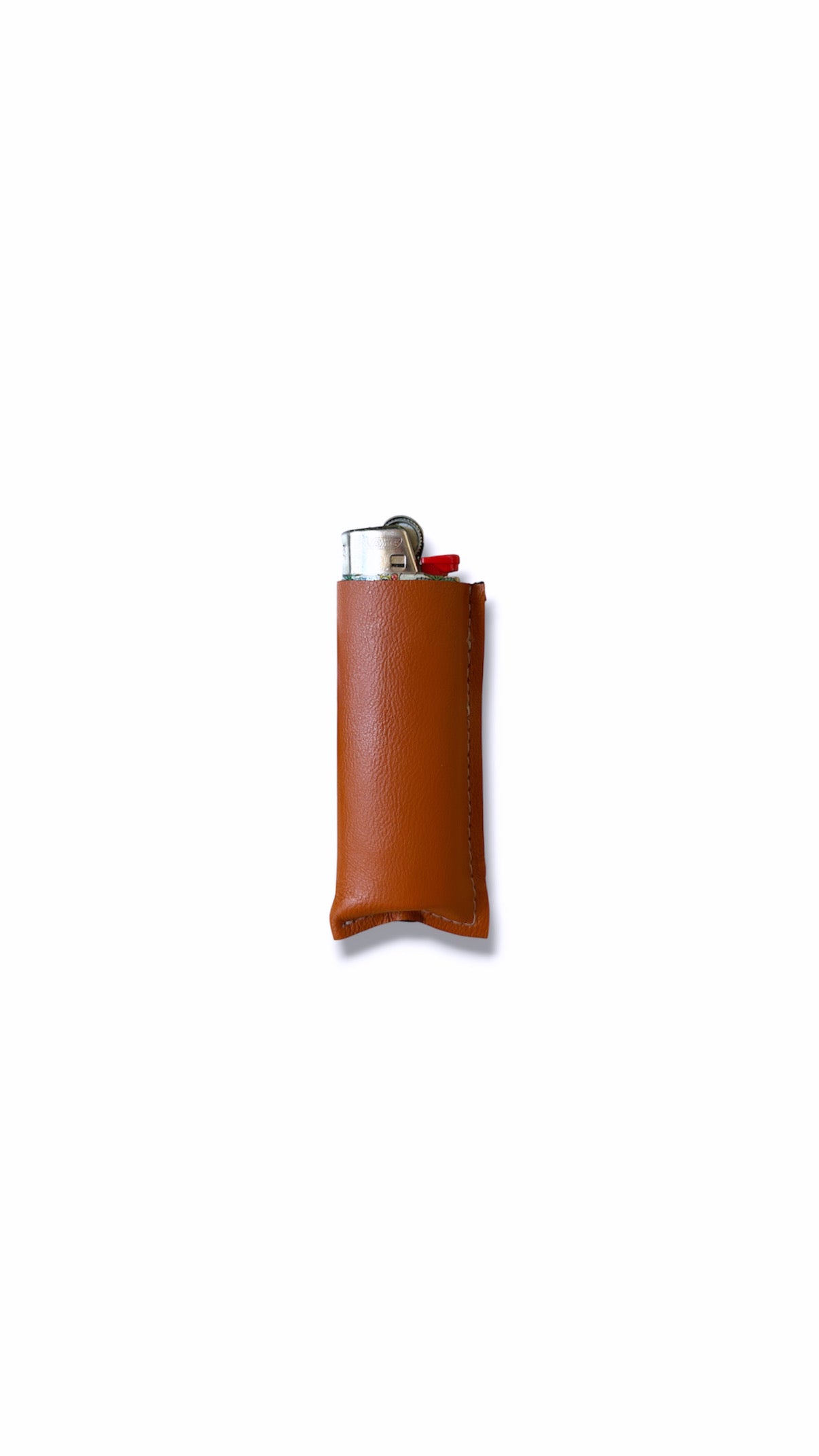 Rustic Leather Lighter Holder