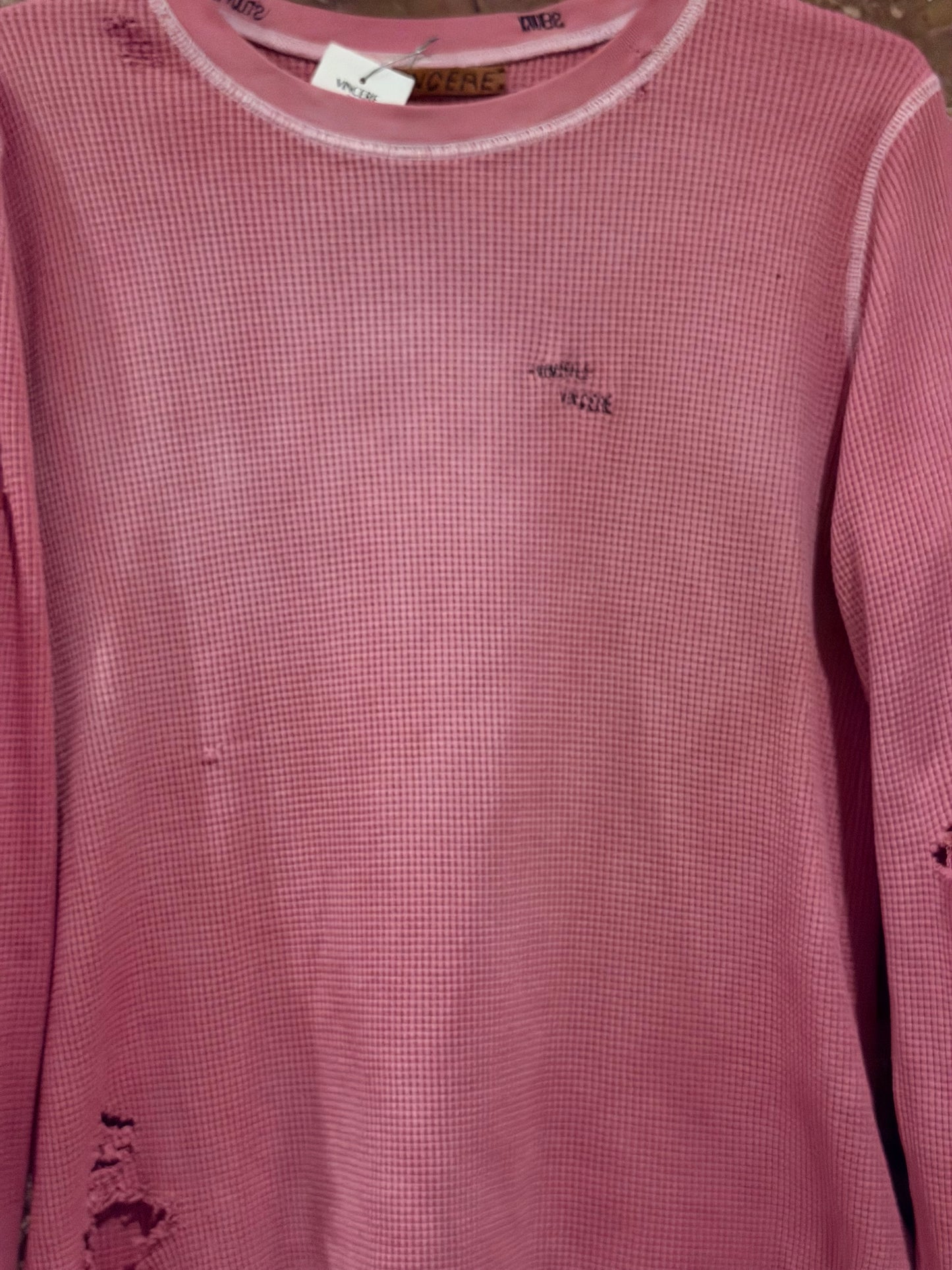 ROSARIA (HAND-DYED PINK THERMAL) — STUDY 037