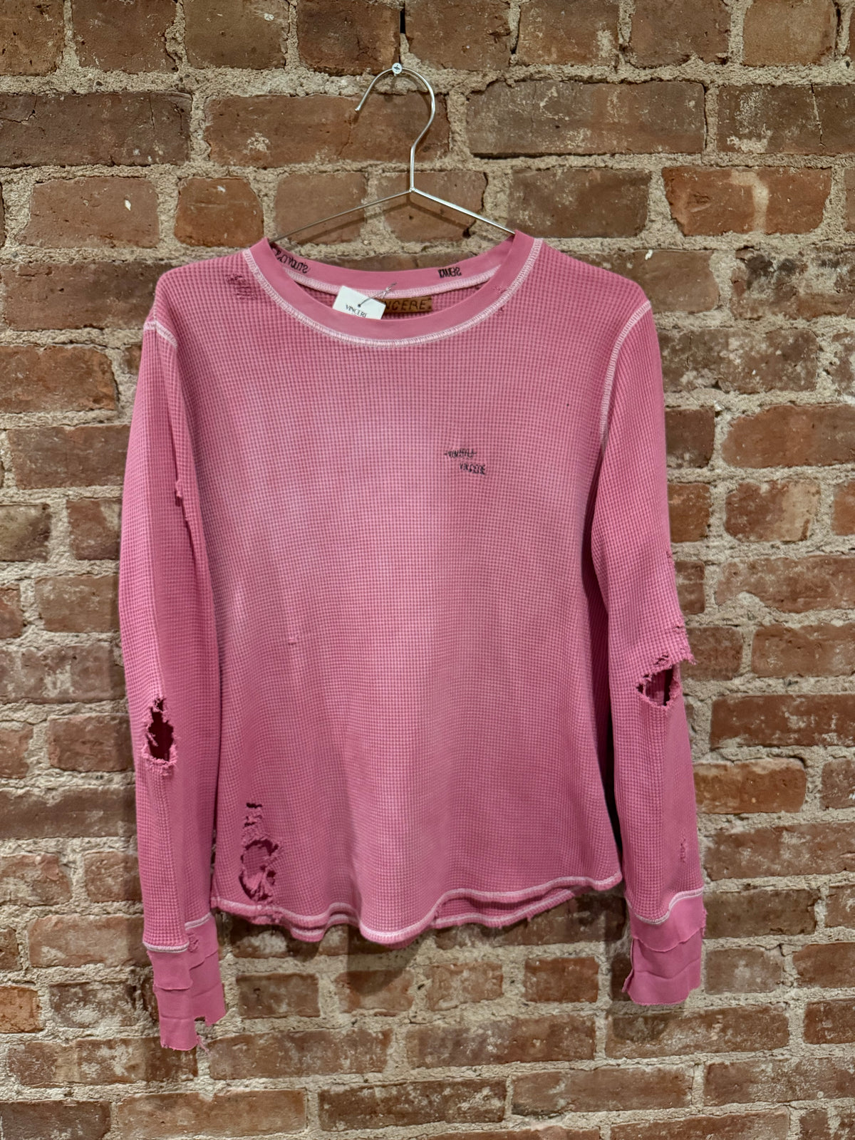 ROSARIA (HAND-DYED PINK THERMAL) — STUDY 037