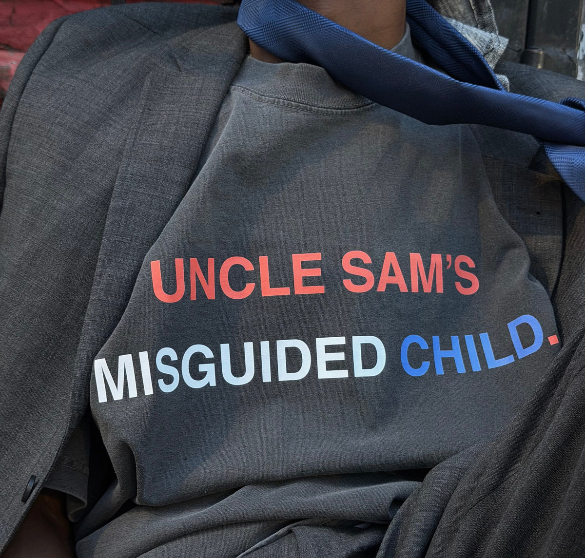'Uncle Sam’s Misguided Child' Oversized Tee