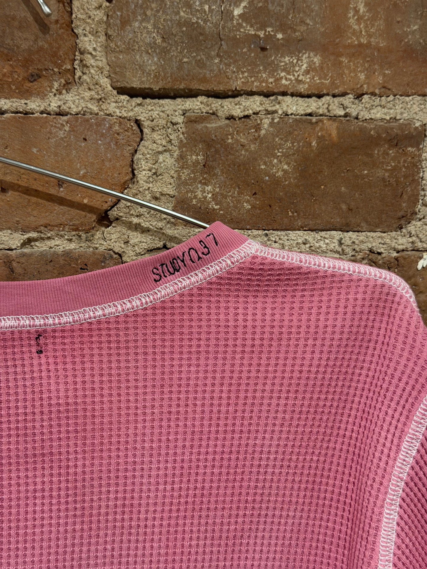 ROSARIA (HAND-DYED PINK THERMAL) — STUDY 037