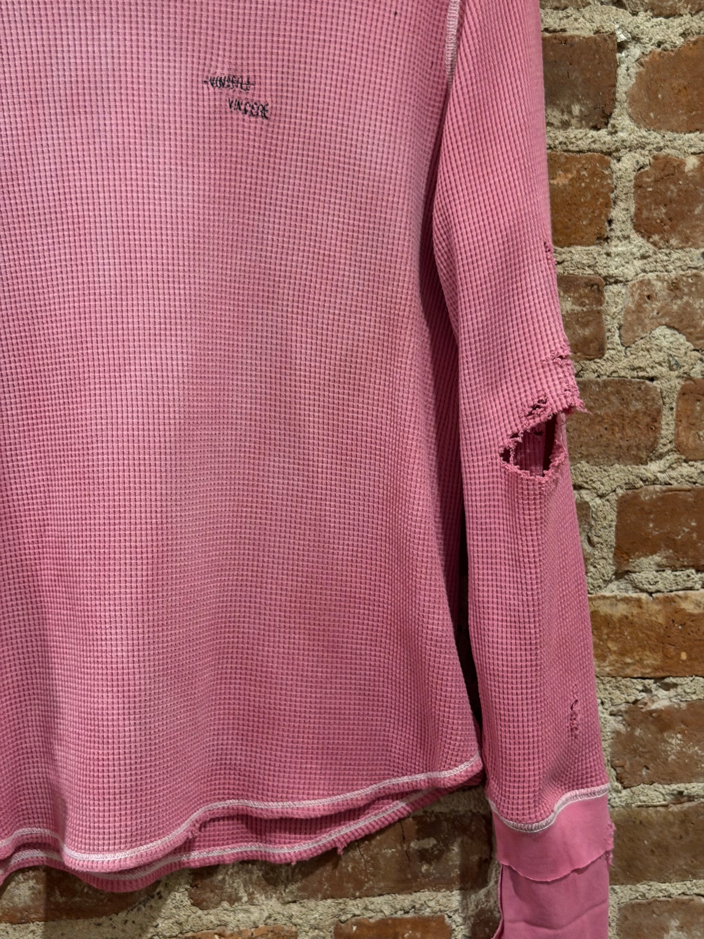ROSARIA (HAND-DYED PINK THERMAL) — STUDY 037