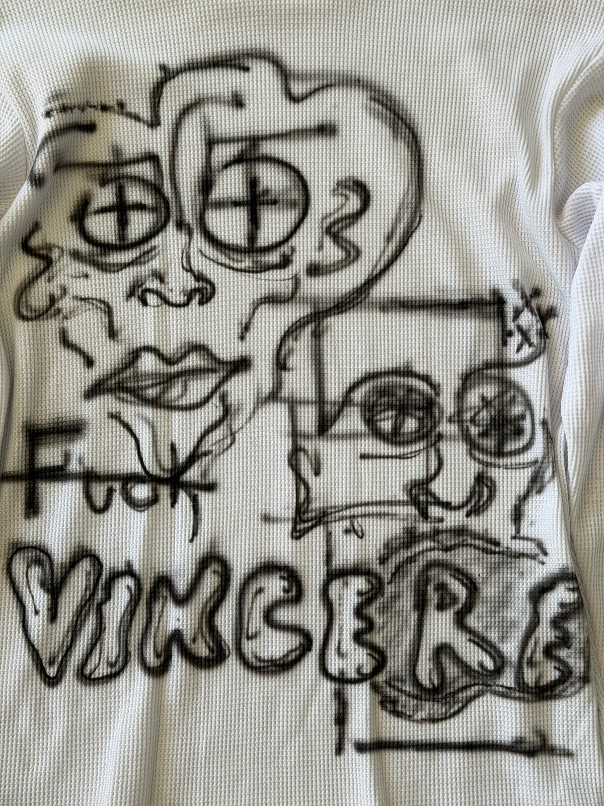 STUDY 091 'SOGNI STRANI' Air Brushed Waffle Thermal L/S
