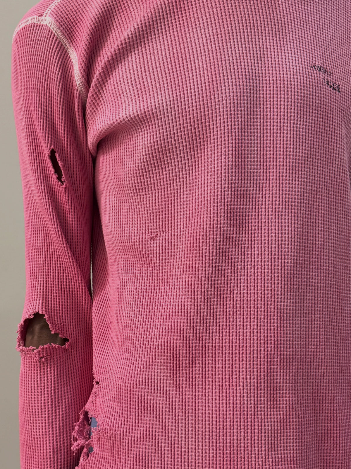 ROSARIA (HAND-DYED PINK THERMAL) — STUDY 037
