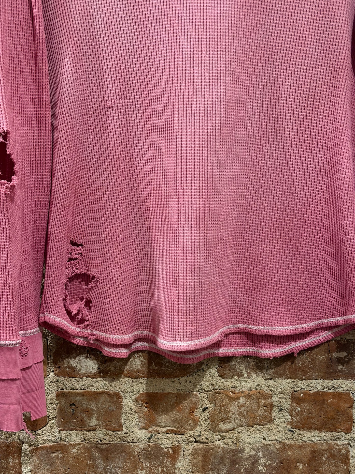 ROSARIA (HAND-DYED PINK THERMAL) — STUDY 037