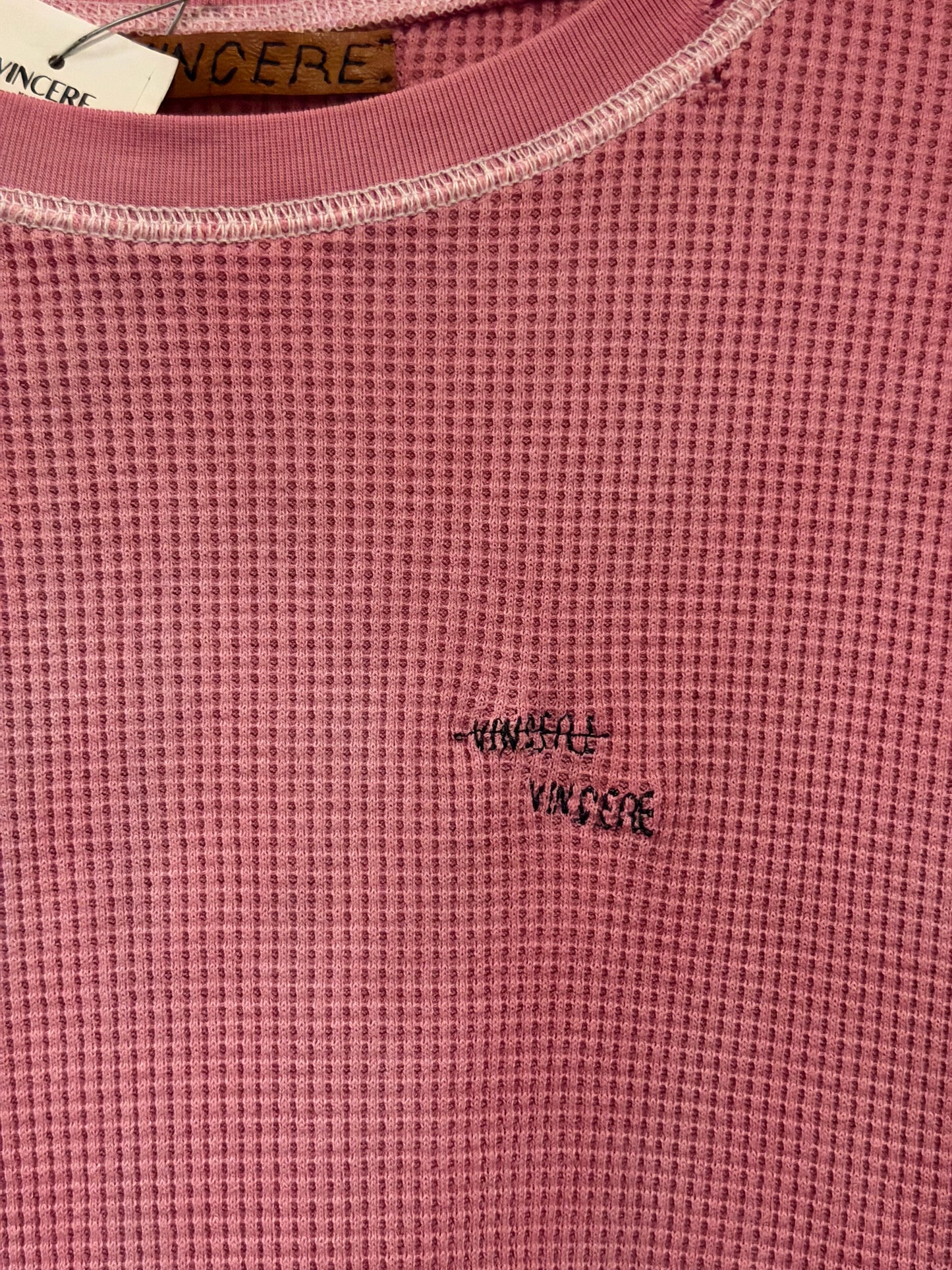 ROSARIA (HAND-DYED PINK THERMAL) — STUDY 037