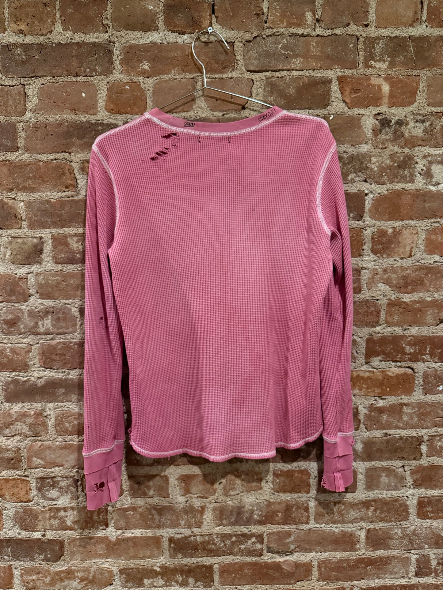 ROSARIA (HAND-DYED PINK THERMAL) — STUDY 037