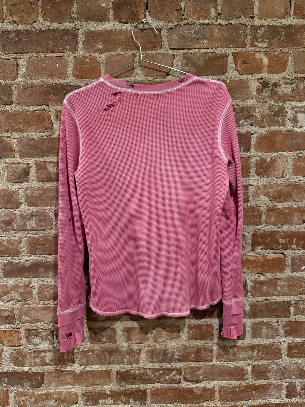 ROSARIA (HAND-DYED PINK THERMAL) — STUDY 037