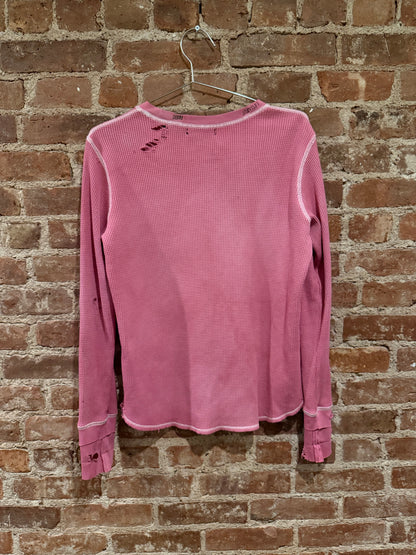 ROSARIA (HAND-DYED PINK THERMAL) — STUDY 037