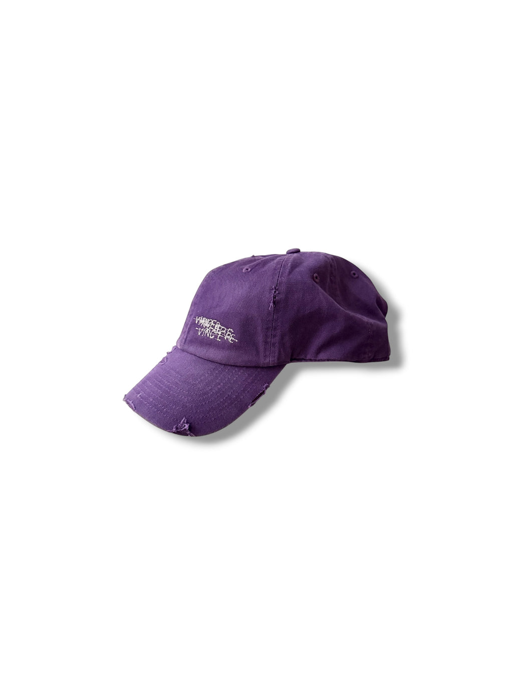 'SCRIBBLED' VIOLA WASHED Cap FW'26