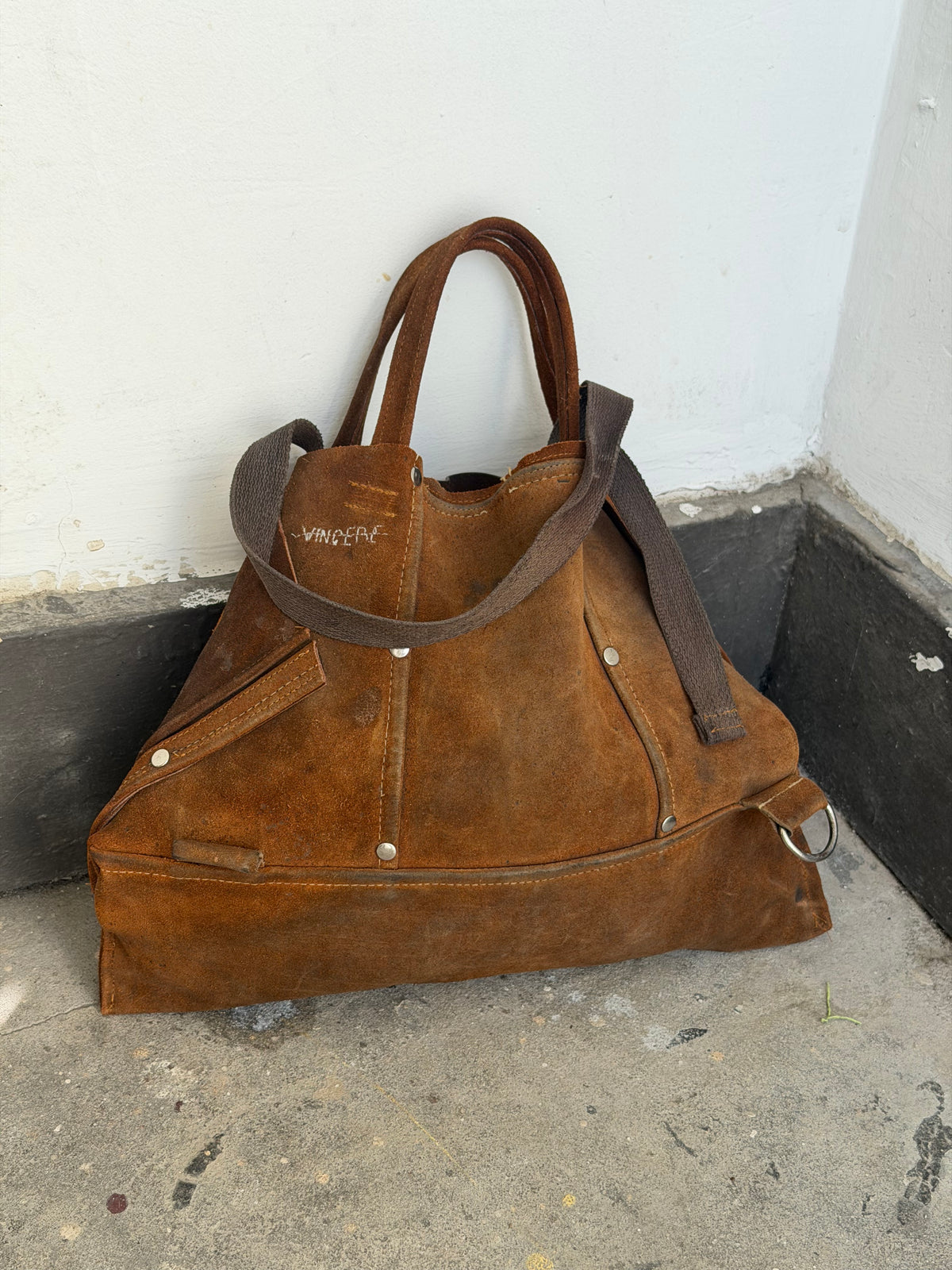 STUDY 087 'REMNANTS' Reconstructed Vintage Leather Bag